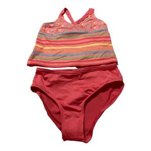 Bobby Brooks swimwear size L  two-piece pink